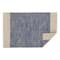 DII® French Blue Variegated Border Hand-Loomed Rug, 2ft. x 3ft.